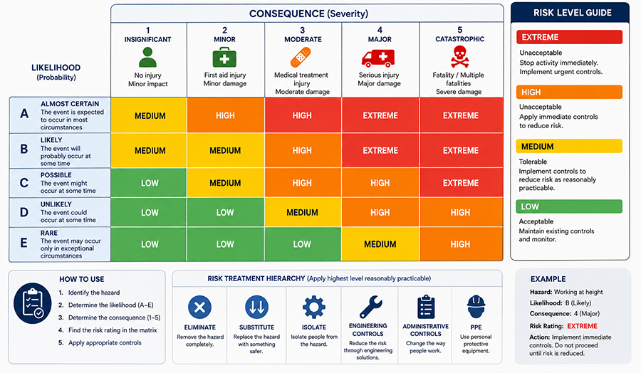 An Example of Risk Assessment Matrix